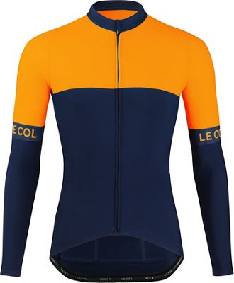 LE COL Sport Long Sleeve Jersey AW22 - Navy Saffron - XXL}, Navy Saffron