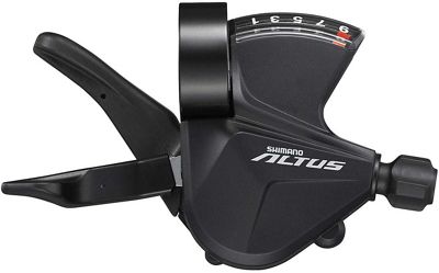 Shimano Altus M2010 9 Speed Shifter - Black - Right Hand}, Black