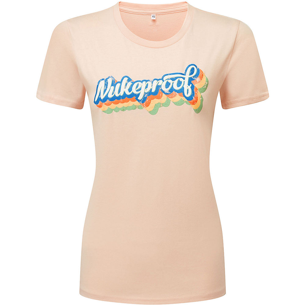 Nukeproof Womens Retro T-Shirt AW22 - Ecru - L}, Ecru