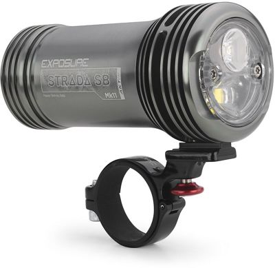 Exposure Strada MK11 SB Front Light with AKTiv - Gun Metal Black, Gun Metal Black