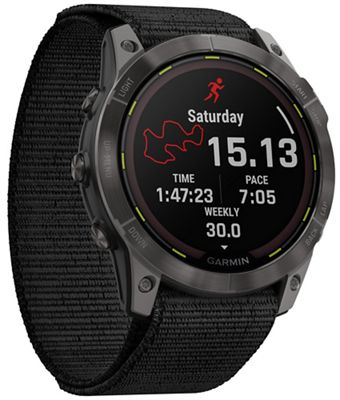 Garmin Enduro 2 Titanium GPS Watch AW22 - Carbon Grey - Black, Carbon Grey - Black