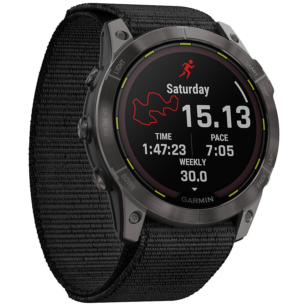 Garmin Enduro 2 Titanium GPS Watch AW22 - Carbon Grey - Black}, Carbon Grey - Black}