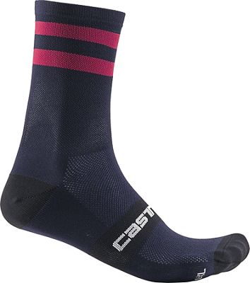 Castelli Velocissimo Kit Socks SS22 - Blue-Bordeaux - S/M}, Blue-Bordeaux