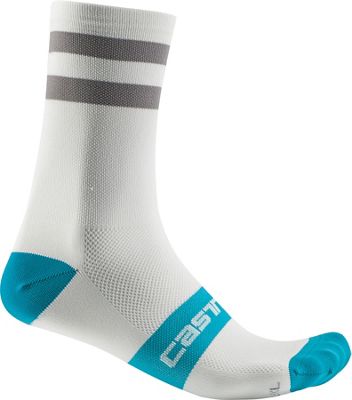 Castelli Velocissimo Kit Socks SS22 - Ivory-Nichel - S/M}, Ivory-Nichel