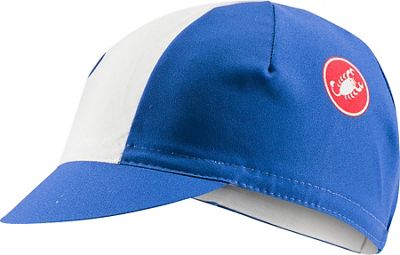 Castelli Velocissimo Kit Cap SS22 - Blue-White} - One Size}, Blue-White}