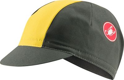 Castelli Velocissimo Kit Cap SS22 - Military-Yellow} - One Size}, Military-Yellow}