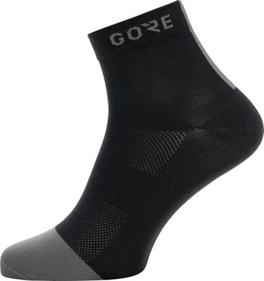 GOREWEAR M Light Mid Socks SS23 - Black-Graphite Grey - M}, Black-Graphite Grey