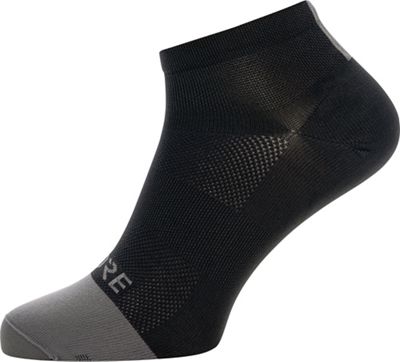 GOREWEAR M Light Short Socks SS23 - Black-Graphite Grey - S}, Black-Graphite Grey
