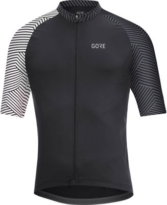 GOREWEAR C5 Jersey SS23 - Black-White - S}, Black-White