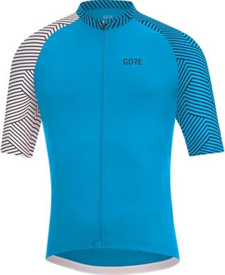 GOREWEAR C5 Jersey SS23 - Orbit Blue-White - L}, Orbit Blue-White