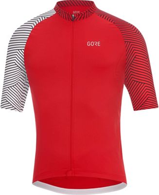 GOREWEAR C5 Jersey SS23 - Red-White - XXL}, Red-White