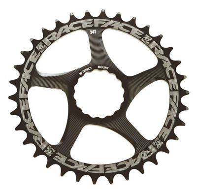 Race Face Direct Mount Stamped NW Chainring - Black - 34t}, Black