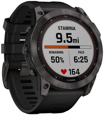 Garmin fenix 7X Sapphire Solar GPS Watch - AU AW22 - Carbon Grey - Black, Carbon Grey - Black