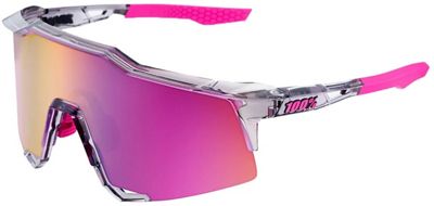 100% Speedcraft Translucent Grey Purple Lens 2022 - Silver, Silver