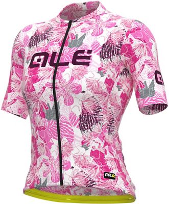 Alé Women's Amazzonia Short Sleeve Jersey - Fluro Pink - M}, Fluro Pink