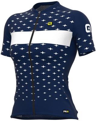 Alé Women's PRR Stars Short Sleeve Jersey - Blue-White - XL}, Blue-White