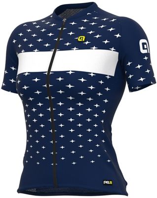 Alé Women's PRR Stars Short Sleeve Jersey - Blue-White - S}, Blue-White