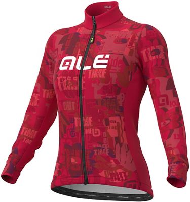 Alé Women's Solid Break Long Sleeve Jersey - Red - M}, Red