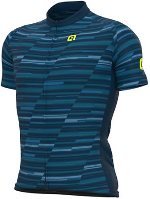 Alé Solid Step Short Sleeve Jersey - Blue - XL}, Blue