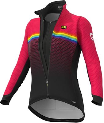 Alé Women's PRS Bridge Cycling Jacket - Strawberry - M}, Strawberry