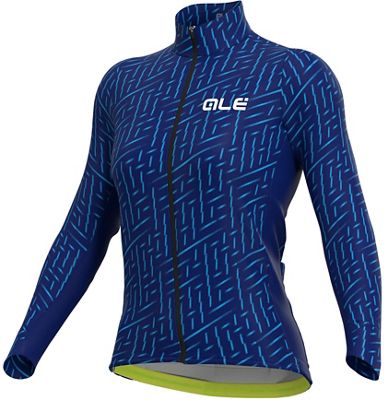 Alé Women's Green Bolt Long Sleeve Jerse - Blue-Light Blue - XS}, Blue-Light Blue