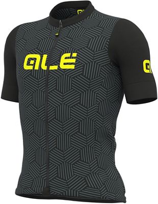 Alé Solid Cross Short Sleeve Jersey - Black - XL}, Black