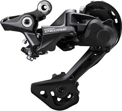 Shimano M5120 Deore 11Sp Shadow Rear Derailleur - Black - Long Cage}, Black