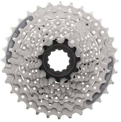 Shimano HG201 Acera 9 Speed Cassette - Black-Silver - 11-36t}, Black-Silver