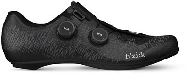 Fizik Vento Carbon Cycling Road Shoes Wide Fit 2023 - Black - Black - EU 41}, Black - Black