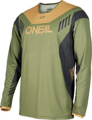 O'Neal Element FR Long Sleeve Jersey SS23 - Olive-Black - M}, Olive-Black