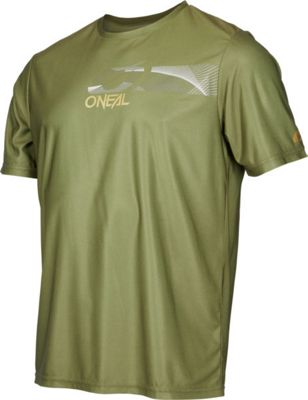 O'Neal Slickrock Short Sleeve Jersey SS23 - Olive-Black - L}, Olive-Black