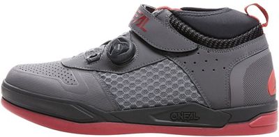 O'Neal Session SPD MTB Shoe 2023 - Grey-Red - EU 46}, Grey-Red