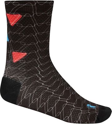 Ratio Sock 16cm (Adjacent) SS22 - Black - L/XL}, Black