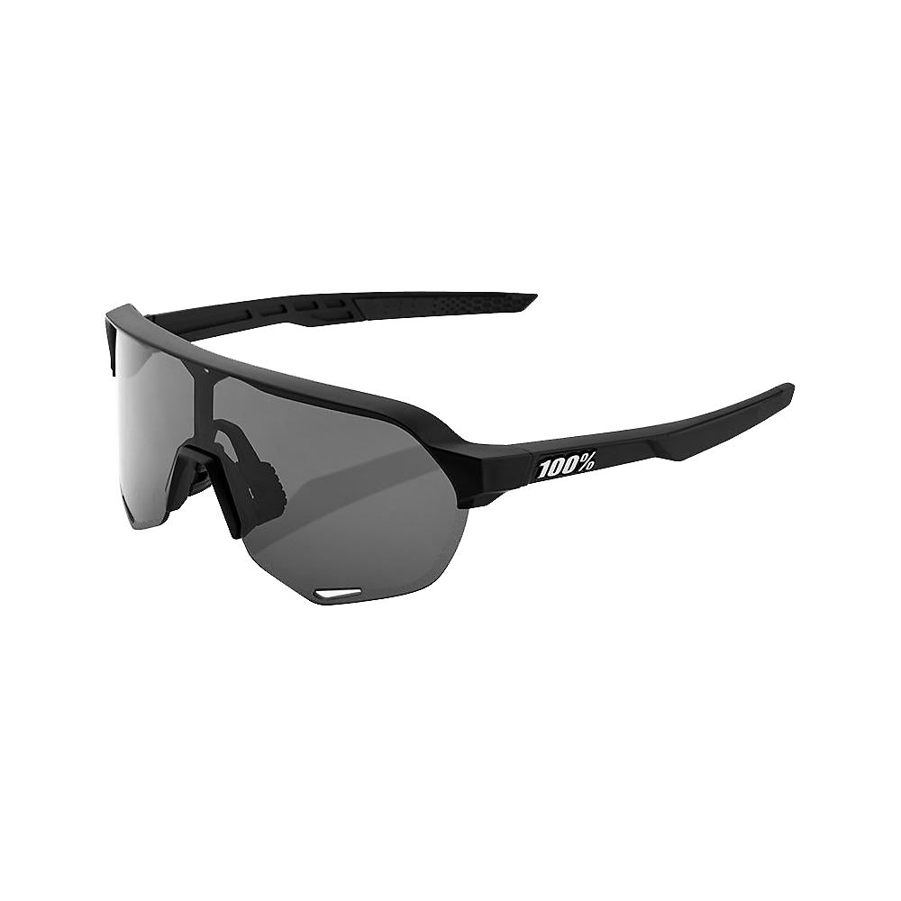 100% S2 Soft Tact Black Smoke Lens Sunglasses 2023, Smoke