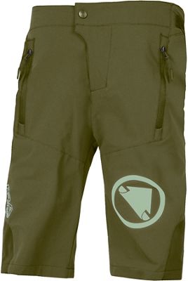 Endura Kids MT500JR Burner Shorts with Liner SS23 - OliveGreen - 7-8 years}, OliveGreen