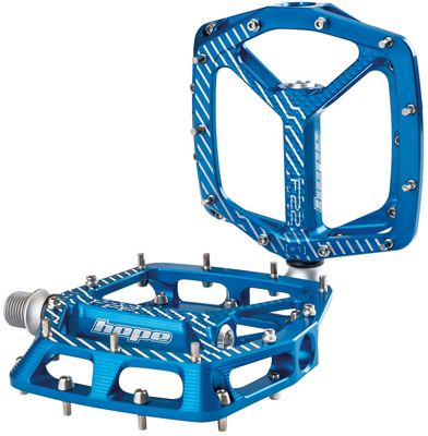 Hope F22 Flat Pedals - Blue - Pair}, Blue