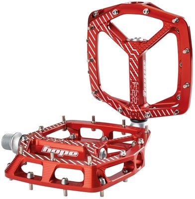 Hope F22 Flat Pedals - Red - Pair}, Red