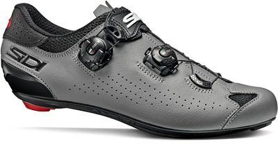 Sidi Genius 10 Road Mega Cycling Shoes 2023 - Black-Grey - EU 46}, Black-Grey
