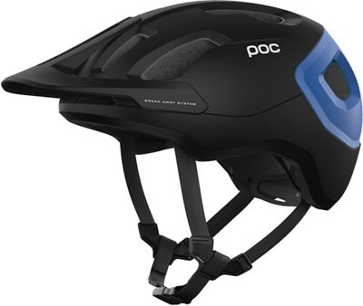 POC Axion Helmet SS23 - Uranium Black-Opal Blue Metallic-Matt - M}, Uranium Black-Opal Blue Metallic-Matt