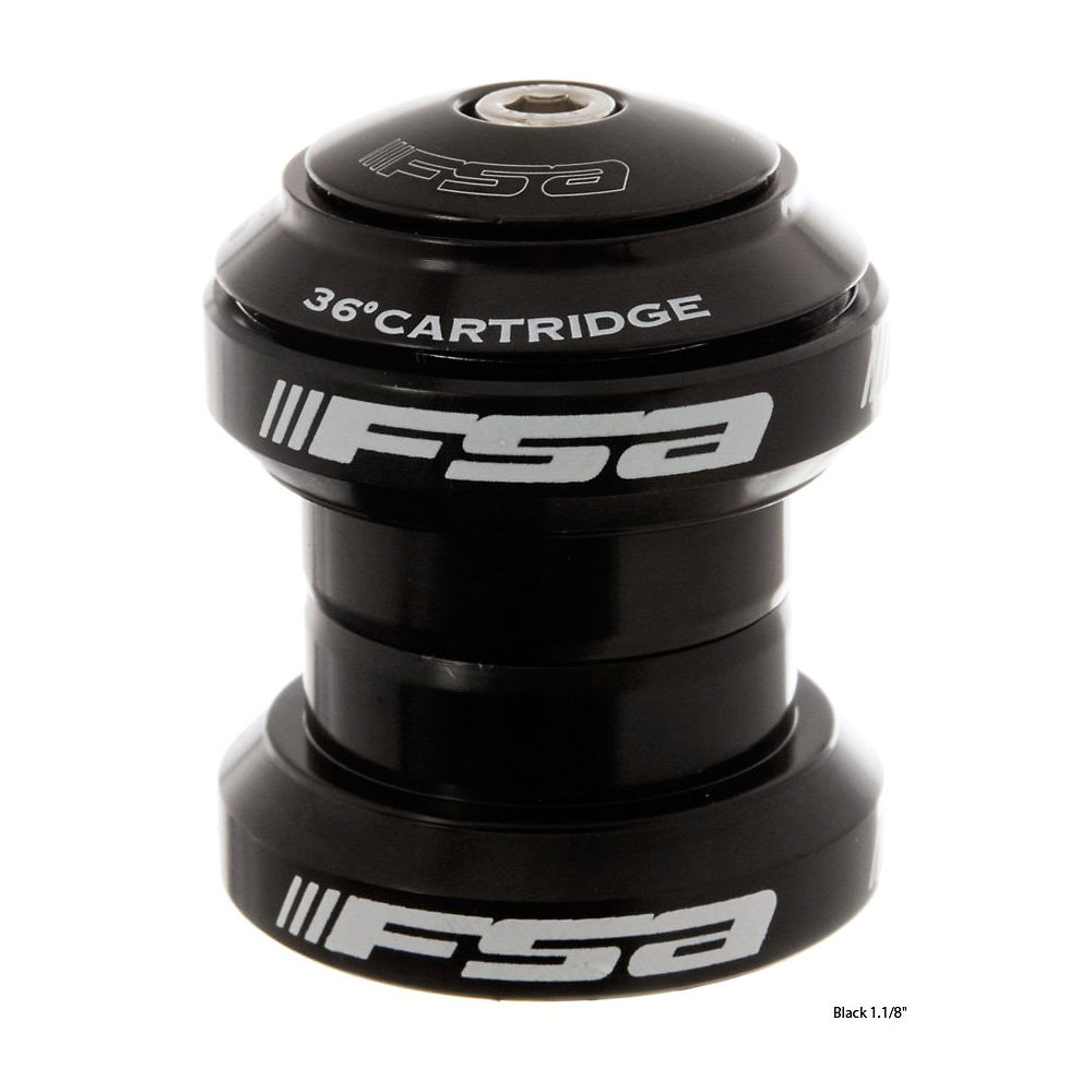 Jeu de direction VTT/Route FSA Orbit MX - Noir - Colour Match Top Cap, Noir