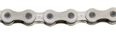 SRAM PC1 Nickel Single Speed Chain - Silver - 114 Links, Silver