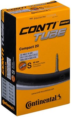 Continental Compact 20 Inner Tube - Black - 20, Black