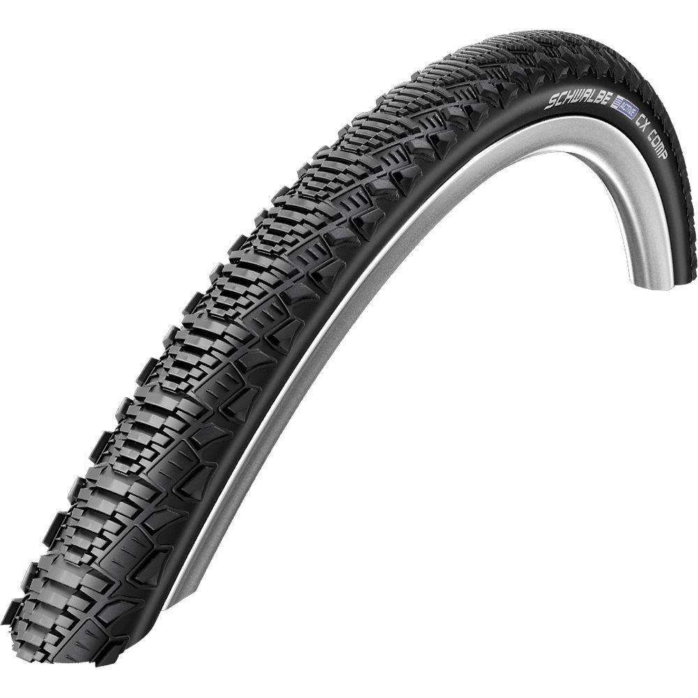 Schwalbe CX Comp Cyclocross Bike Tyre - Black - Wire Bead, Black