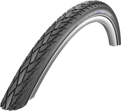 Schwalbe Road Cruiser Bike Tyre - Black - Reflex - 28", Black - Reflex