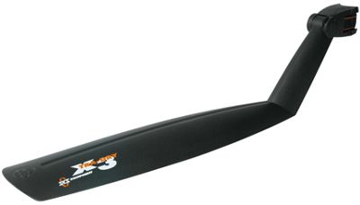 SKS X-Tra Dry Clip-On Rear Mudguard - Black - 26", Black