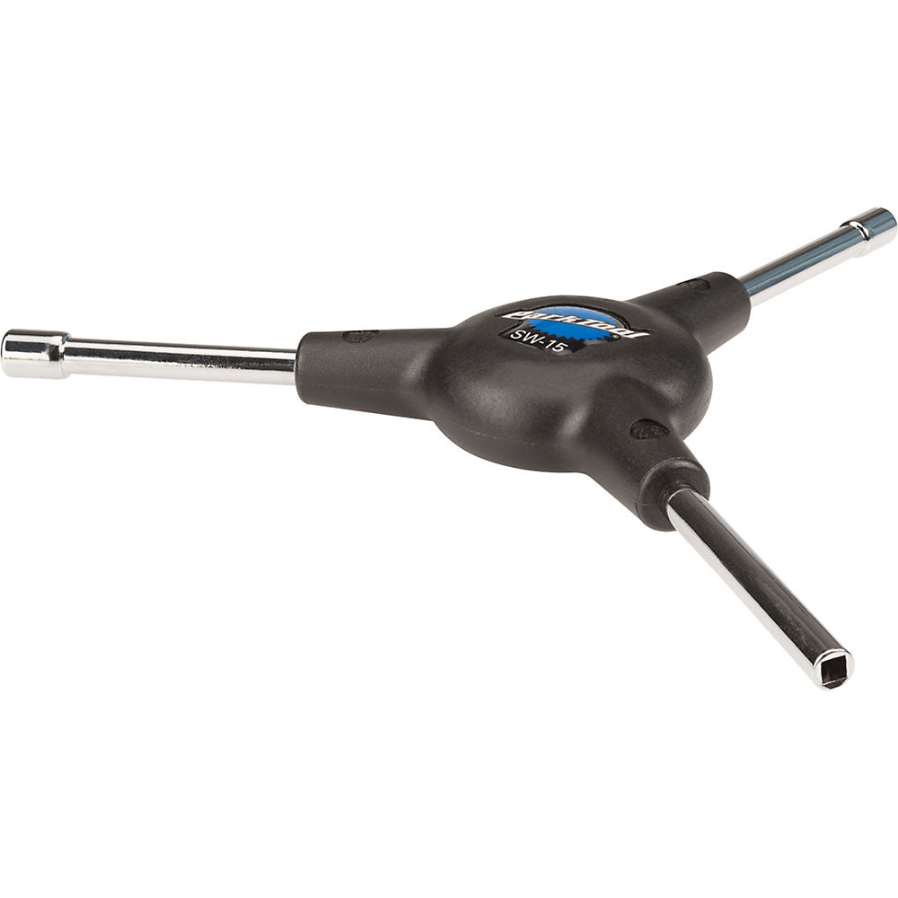 Clé en Y Park Tool SW15 pour les têtes de rayon - Noir - Argent, Noir - Argent