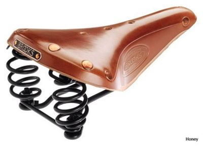 Selle Brooks England Flyer Special Acier - Miel, Miel