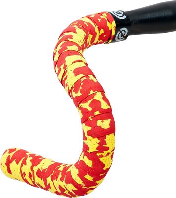 Ruban de cintre Bike Ribbon Cork - Rouge/Jaune, Rouge/Jaune