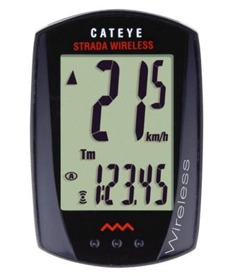 Cuentakilómetros inalámbrico Cateye Strada 8 funciones - RD300W