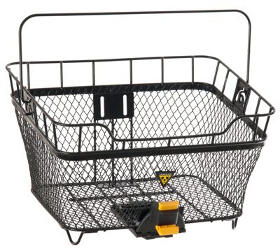 Topeak MTX Rear Bike Basket With Fixer 6 - Black - 23.44 Litres, Black